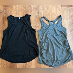 Two maternity tank tops. Size medium.